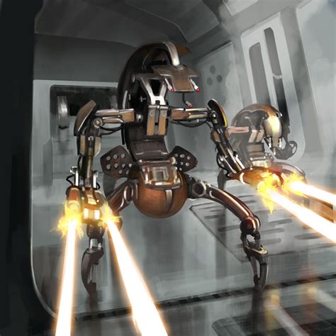 clones watching droidekas roll in a bowl|wookie epedia droideka.